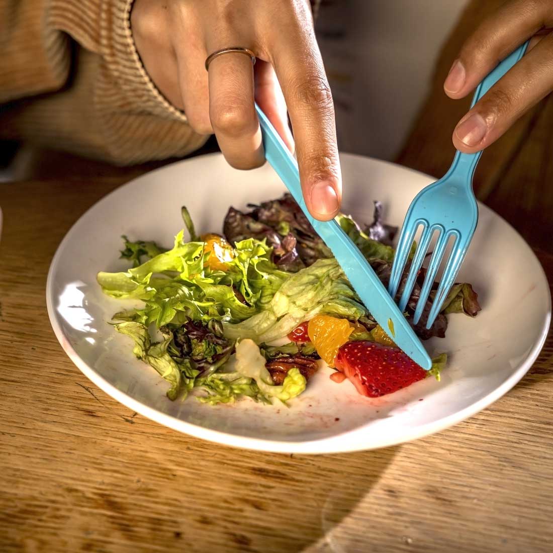 100% Compostable Forks - 550 Count (unwrapped)