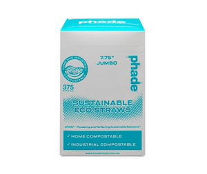 7.75" Jumbo Wrapped Eco-STRAWS - 3,750 Count