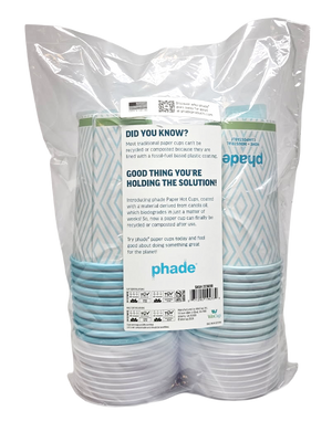 16oz Paper Hot Cups with Lids, Blue Diamond, 80 Count