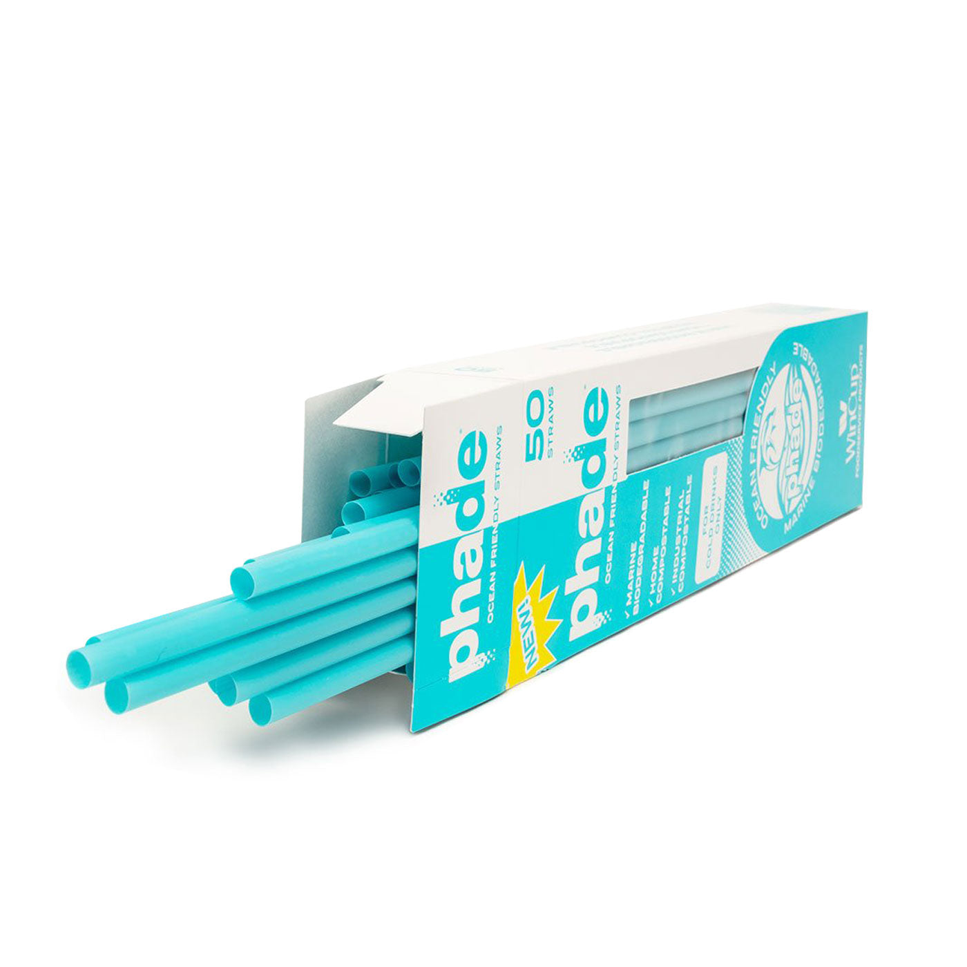 7.75" Jumbo Eco-STRAWS - One 50 ct phade Box