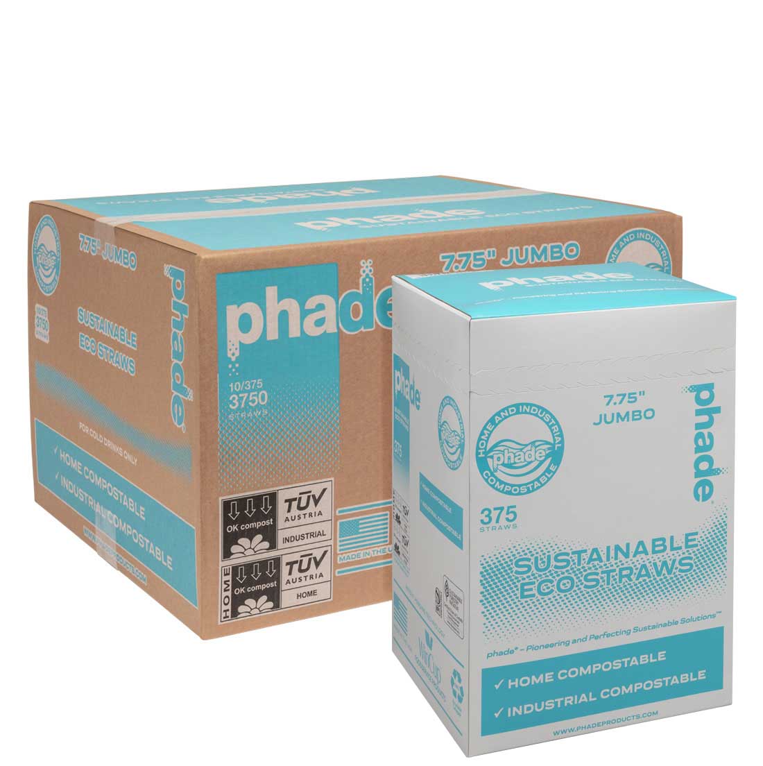 Box of PHA Wide Smoothie Straws